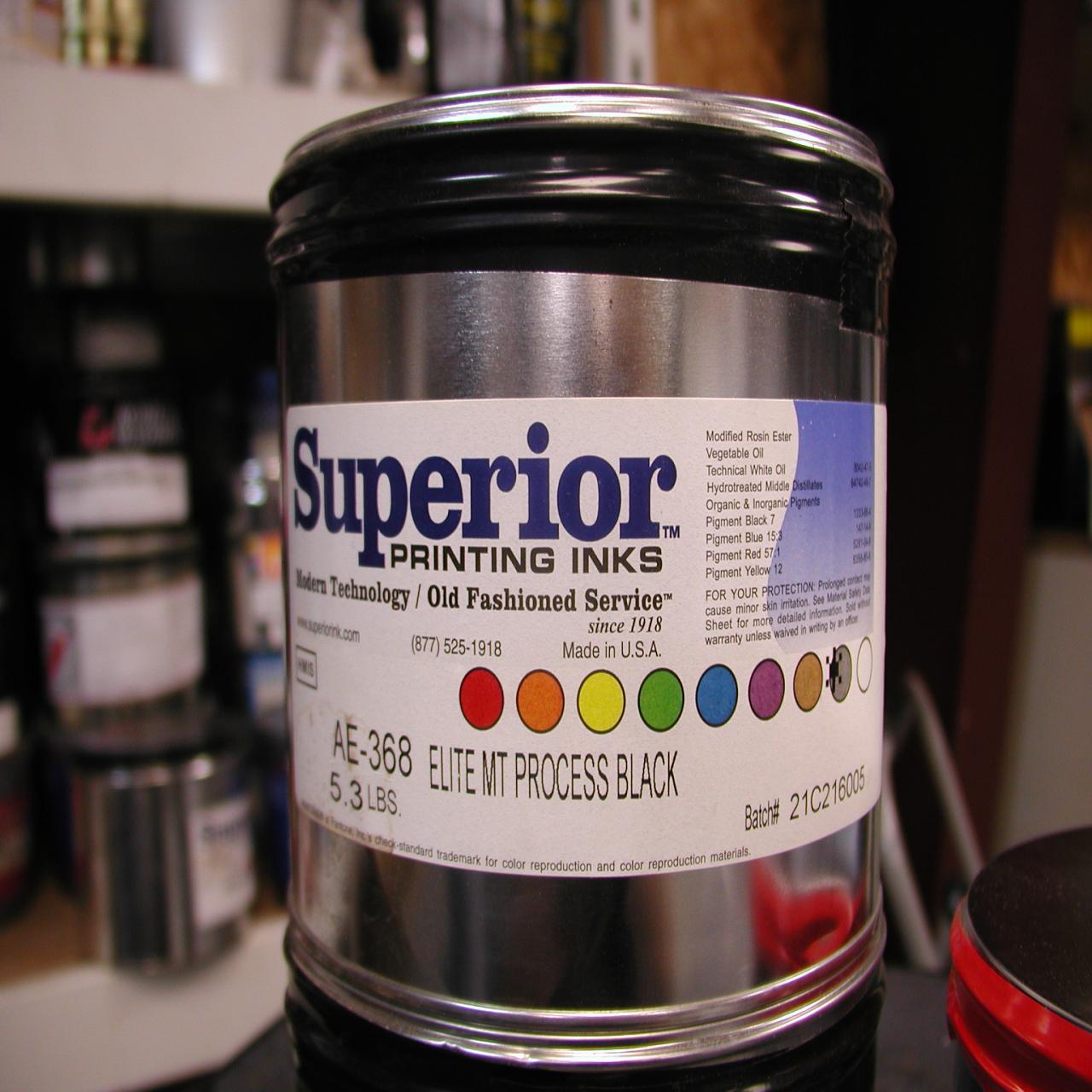 Lot #81: SUPERIOR INK - WireBids